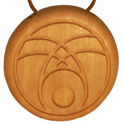 Amulett Green Rose Symbol Birke