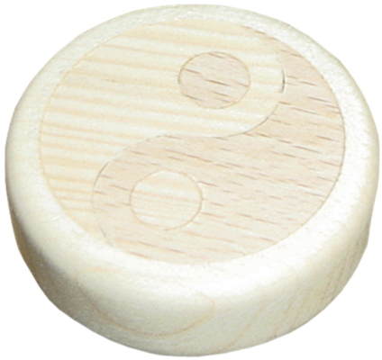 Vitalknopf Yin & Yang iso