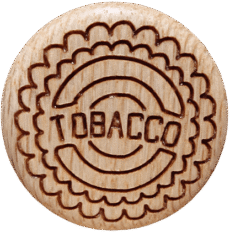 Vitalknopf Tabacco Symbol