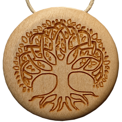 Amulett Holz Baum Ahorn