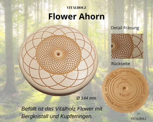 Vitalholz Flower Ahorn Collage