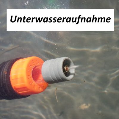 Gartenspritze Unterwasseraufnahme Luftzopf