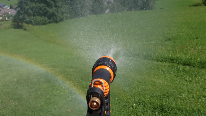 Spühfeld Gartensegen mit Regenbogen