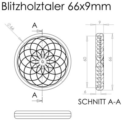 Bemaßung Blitzholztaler Eiche