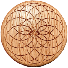 Symbol Lotus Blitzholztaler